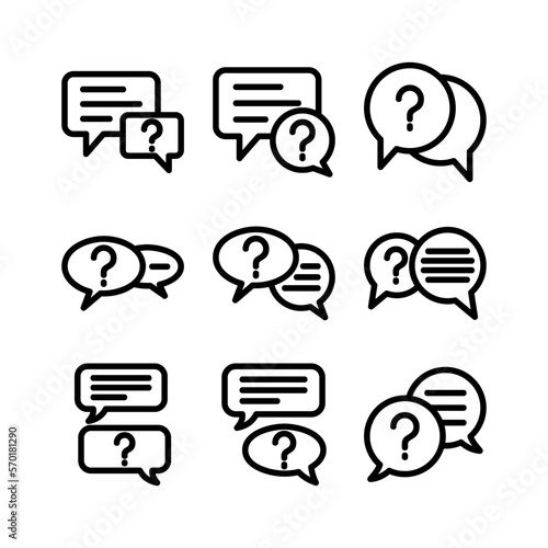 qa session icon or logo isolated sign symbol vector illustration - high quality black style vector icons