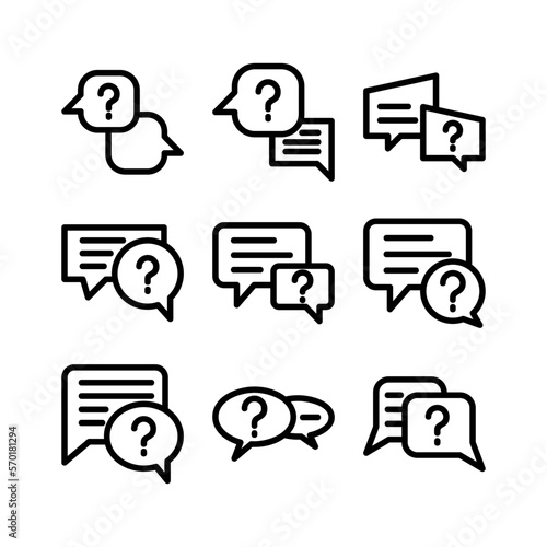 qa session icon or logo isolated sign symbol vector illustration - high quality black style vector icons