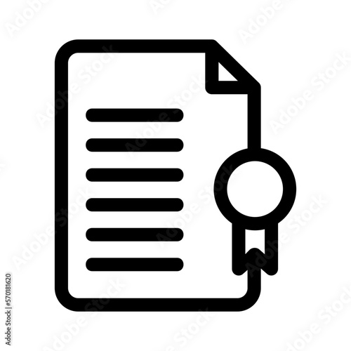 ranked document icon or logo isolated sign symbol vector illustration - high quality black style vector icons