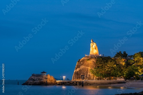 Gulangyu island in xiamen at night