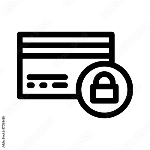 secured checkout icon or logo isolated sign symbol vector illustration - high quality black style vector icons