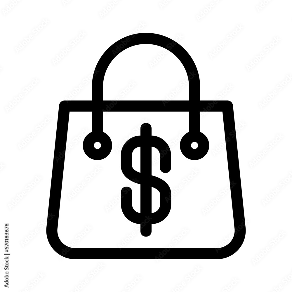 shopping bag icon or logo isolated sign symbol vector illustration - high quality black style vector icons shopping bag icon or logo isolated sign symbol vector illustration - high quality black style vector icons