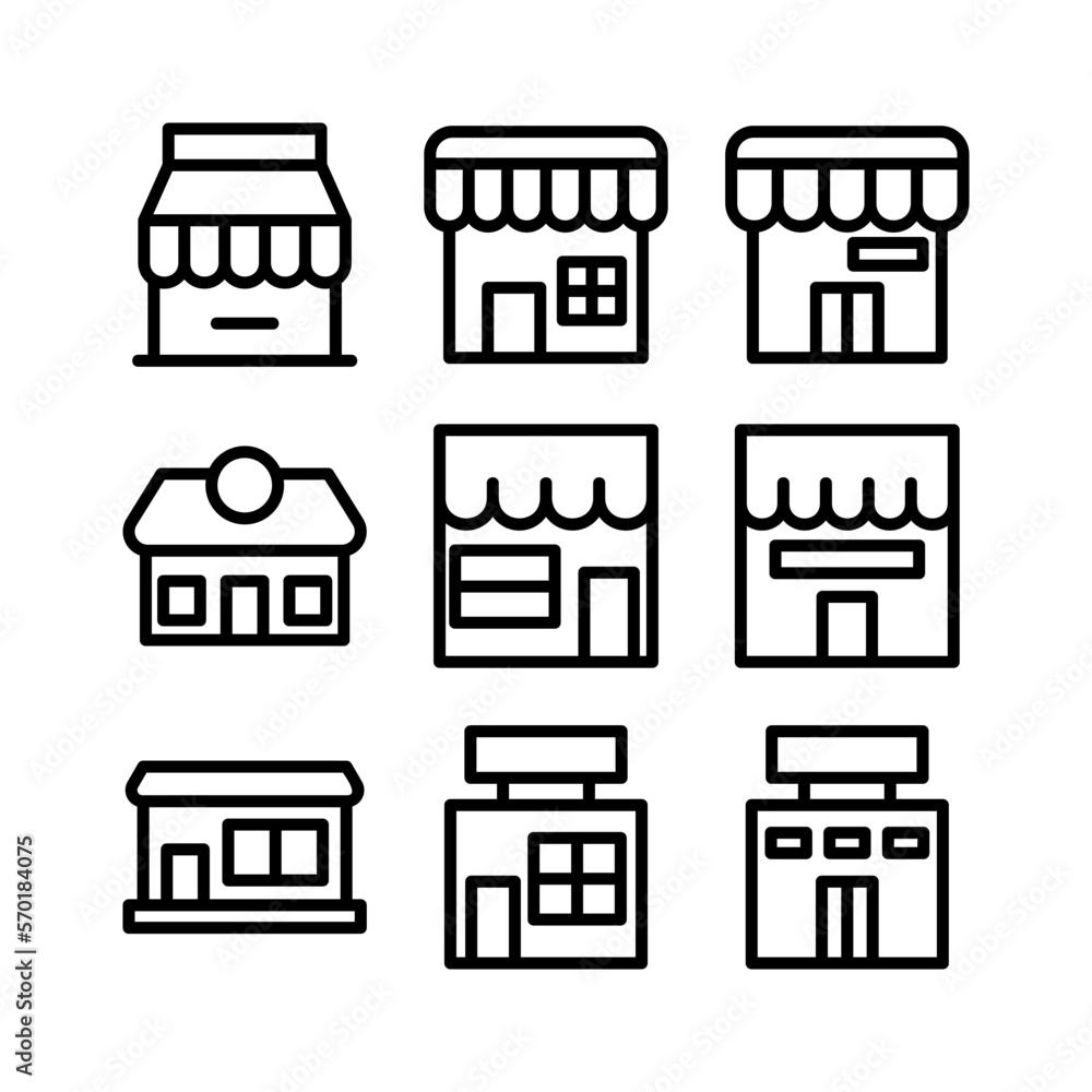 store icon or logo isolated sign symbol vector illustration - high quality black style vector icons store icon or logo isolated sign symbol vector illustration - high quality black style vector icons
