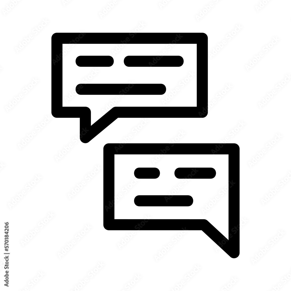 chat icon or logo isolated sign symbol vector illustration - high quality black style vector icons chat icon or logo isolated sign symbol vector illustration - high quality black style vector icons