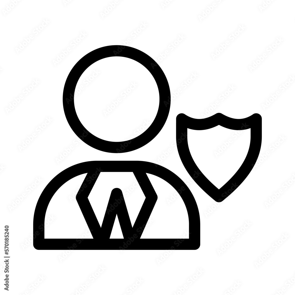 user protection icon or logo isolated sign symbol vector illustration - high quality black style vector icons user protection icon or logo isolated sign symbol vector illustration - high quality black style vector icons