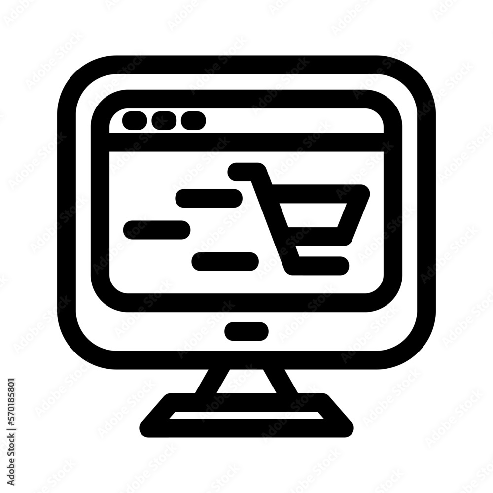 online shop icon or logo isolated sign symbol vector illustration - high quality black style vector icons online shop icon or logo isolated sign symbol vector illustration - high quality black style vector icons