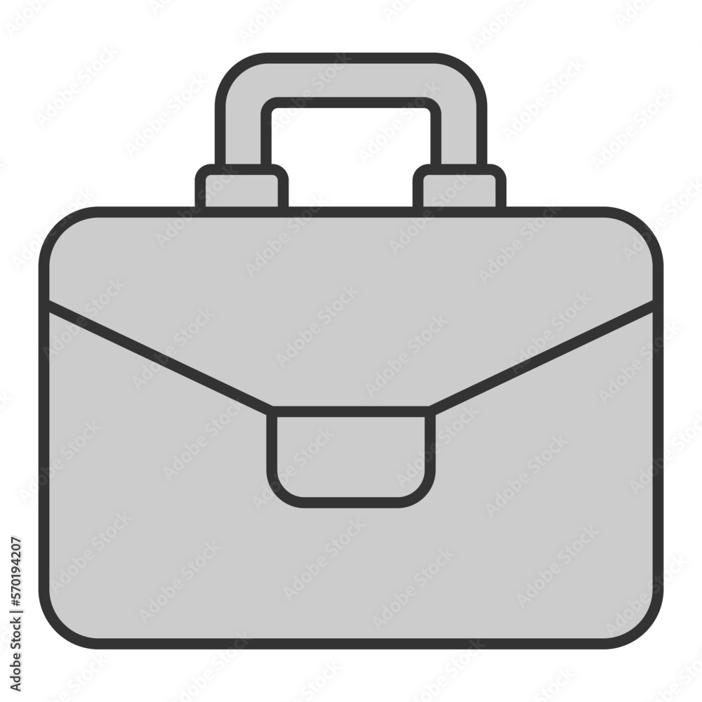 School bag for books and notebooks - icon, illustration on white background, grey style School bag for books and notebooks - icon, illustration on white background, grey style