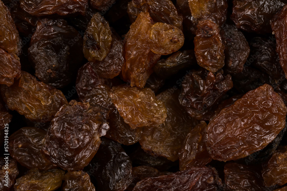 Sweet raisins background Sweet raisins background