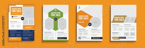 Flyer Design template, Real Estate Flyer Design bundle, property sale flyer design, flyer design for rent editable template