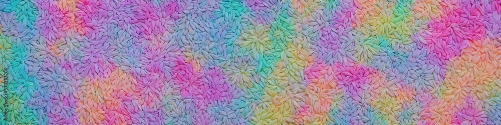 Colorful pastel pattern - panoramic image of pastel textured background pattern. Extra wide with copy space