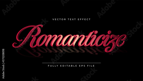 Elegant Romantic Text Effect
