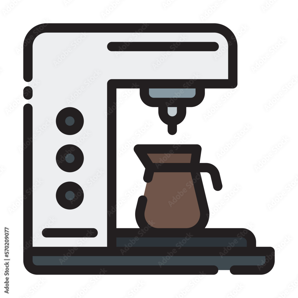 Fire Extinguisher filled color Line icon Fire Extinguisher filled color Line icon