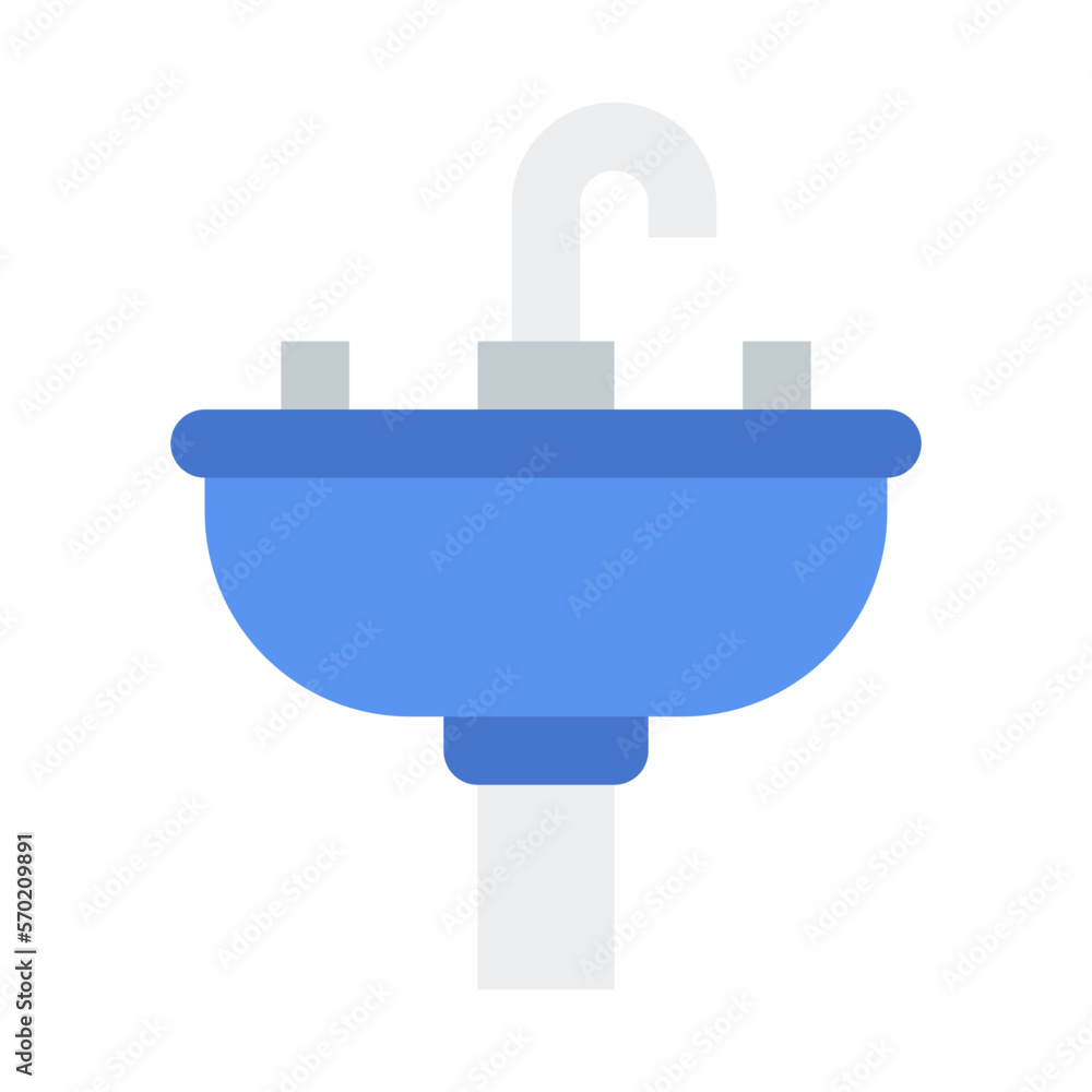 Sink flat icon Sink flat icon