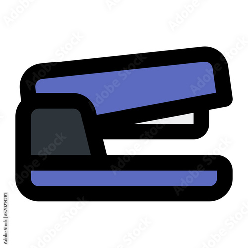 stapler filled line icon