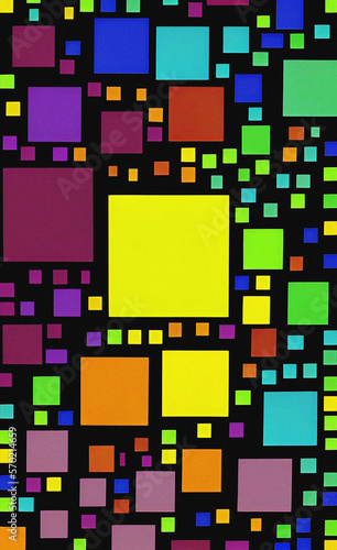 abstract background with squares  colorful illustration 