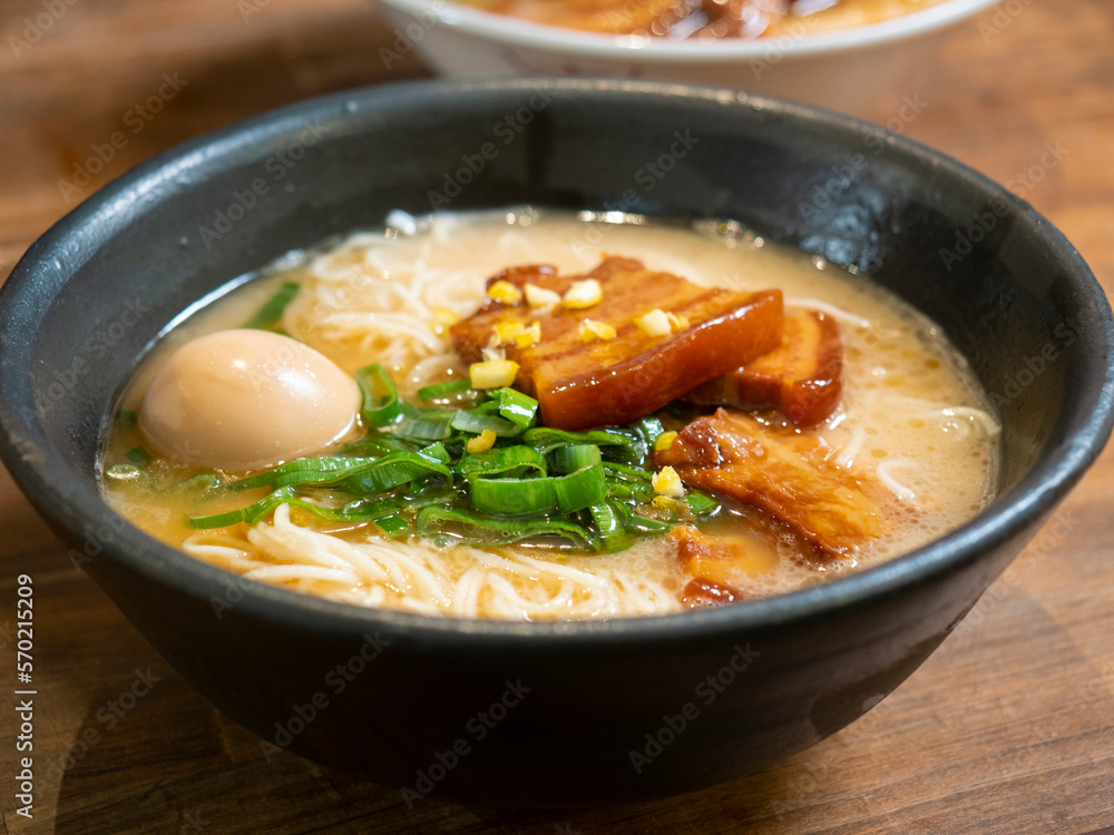 とんこつラーメン,ラーメン,博多ラーメン, 日本の食卓,