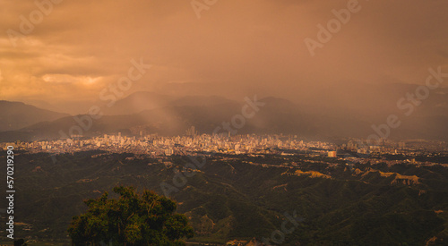 Bucaramanga Santander, Colombia vista aérea, ciudad viajar photo
