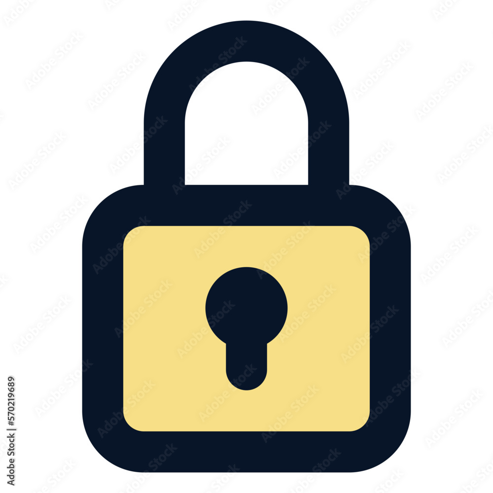 lock filled line icon lock filled line icon