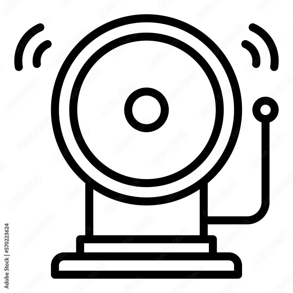 Bell line icon