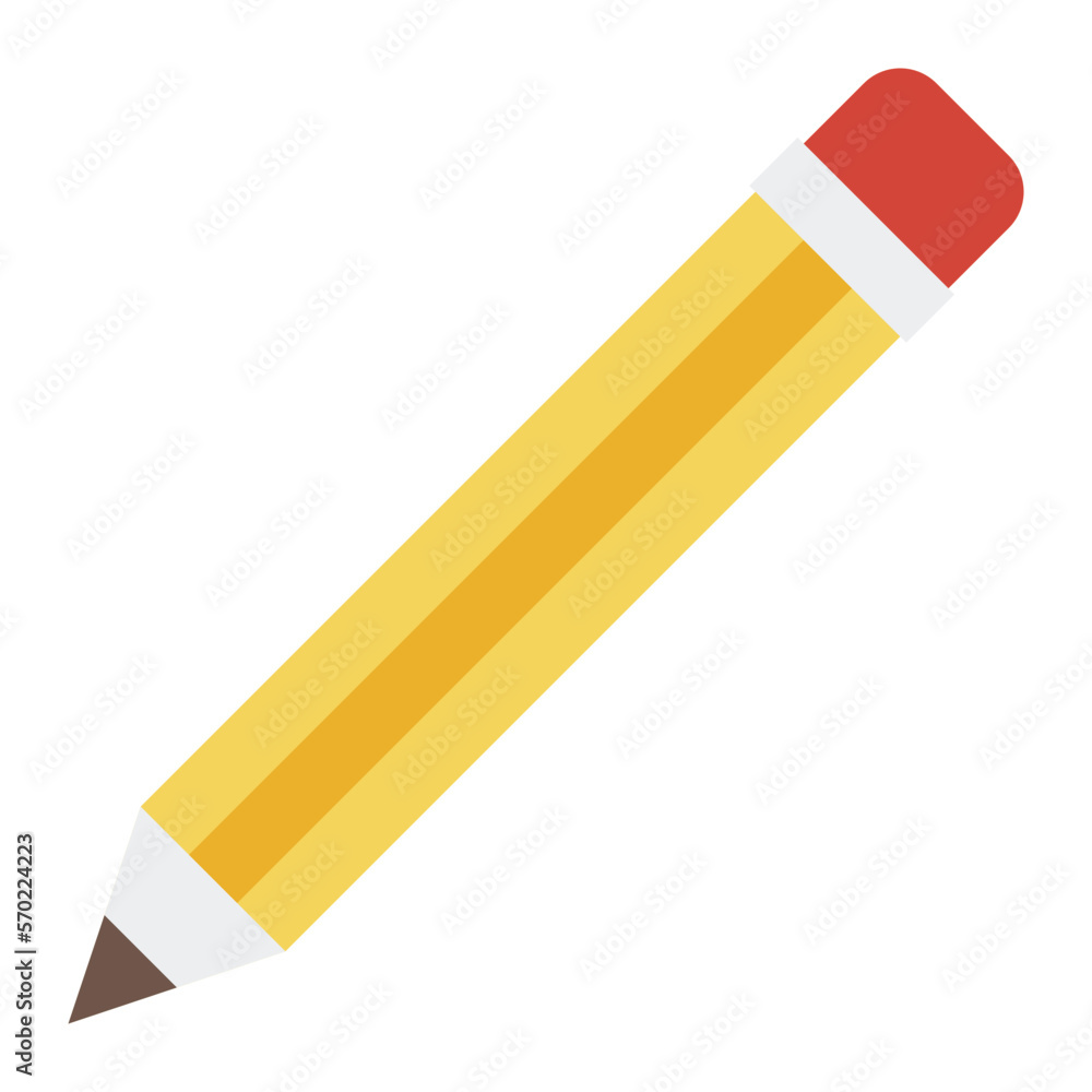 Pencil flat icon Pencil flat icon
