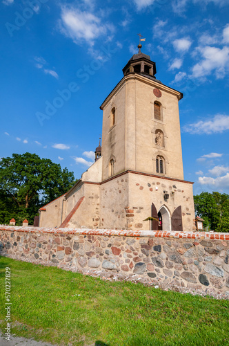 The Gothic-Baroque Church of St. Catherine of Alexandria in Nawra, Kuyavian-Pomeranian Voivodeship, Poland © Darek Bednarek