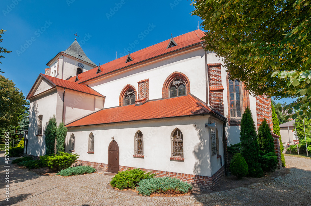 Church of the Blessed Virgin Mary of the Assumption in Oborniki, Greater Poland Voivodeship, Poland Church of the Blessed Virgin Mary of the Assumption in Oborniki, Greater Poland Voivodeship, Poland