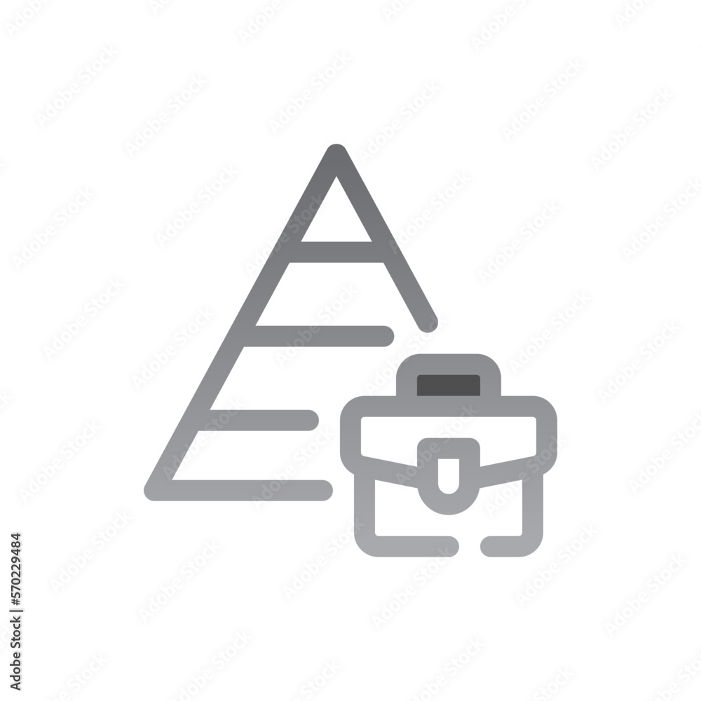 hierarchy two tone gradient icon hierarchy two tone gradient icon