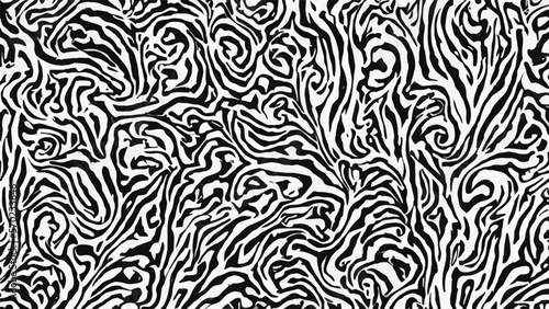 Beautiful black and white abstract repeating pattern with a solid texture as the background design