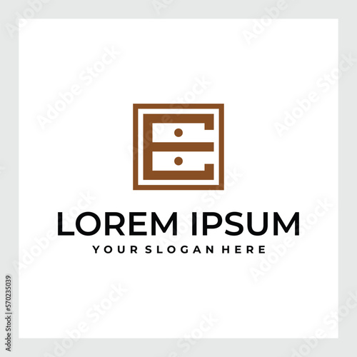 Wardrobe icon vector design templates