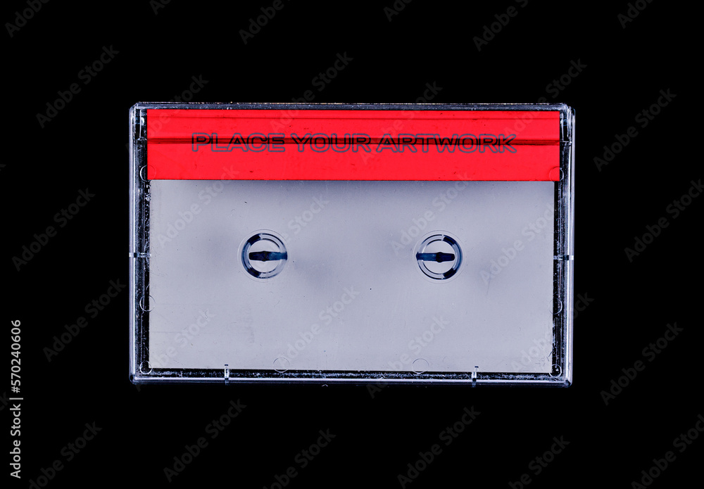 Cassette Tape Compact Case Audio Record Mockup Template Stock Template Cassette Tape Compact Case Audio Record Mockup Template Stock Template