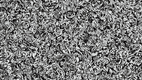 Classy monochrome abstract 90s background with solid pattern
