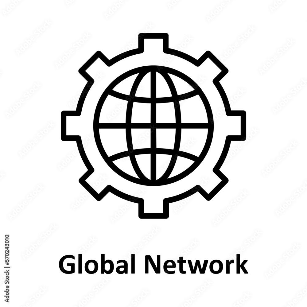 Cogwheel, global coverage Vector Icon which can easily modify or edit
Cogwheel, global coverage Vector Icon which can easily modify or edit