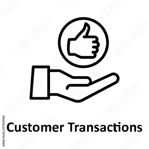 Customer satisfaction, feedback Vector Icon which can easily modify or edit