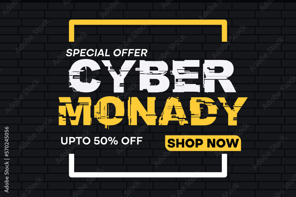 Fototapeta premium Cyber Monday