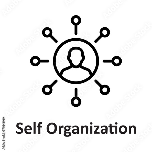 Personality, self organization Vector Icon which can easily modify or edit
