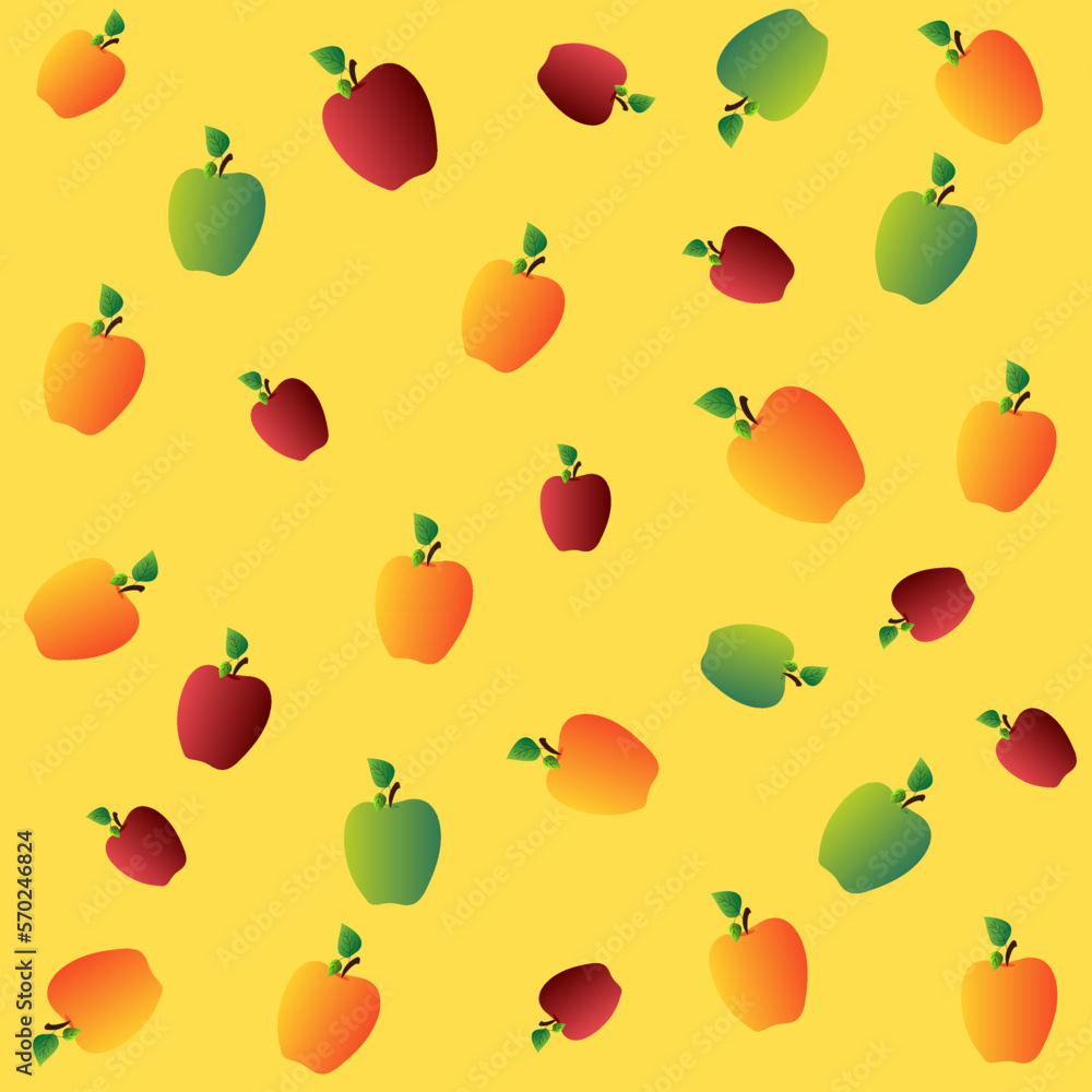 seamless pattern with apples seamless pattern with apples