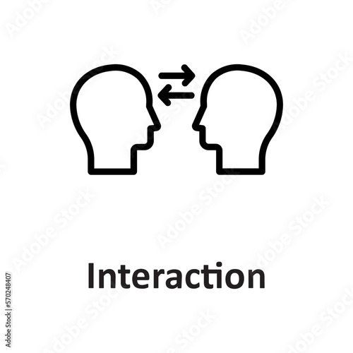 Communication  interaction Vector Icon  