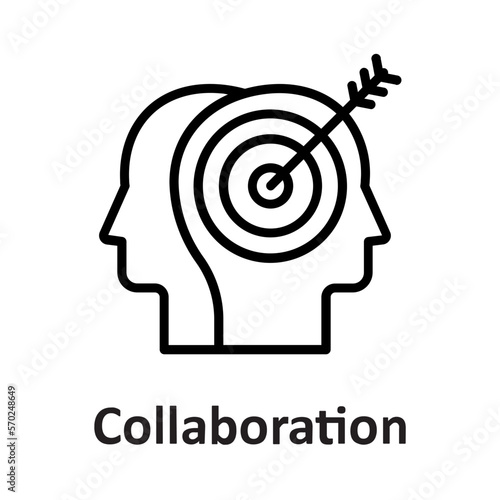Collaboration, cooperate Vector Icon

