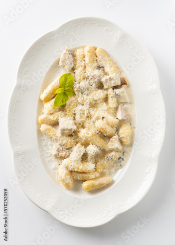 Wallpaper Mural italian pasta with various sauces on a plate Torontodigital.ca