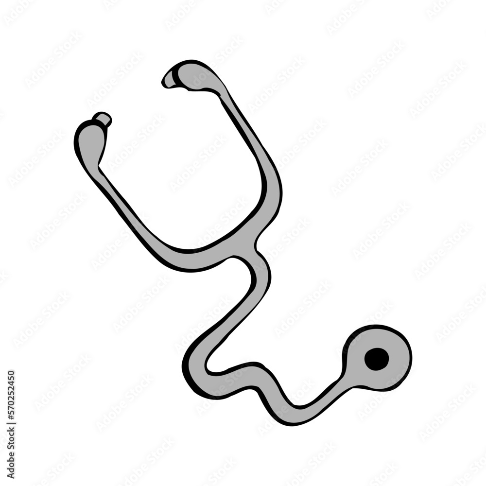 Stethoscope for medical industry vector illustration Stethoscope for medical industry vector illustration