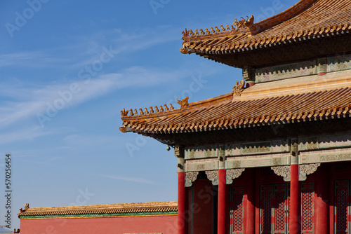 23.01.02.The Forbidden City in Beijing, China, in a sunny day of new year.