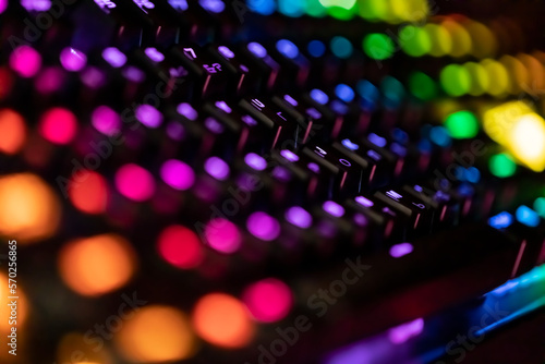 Keyboard - rgb rainbow backlight photo