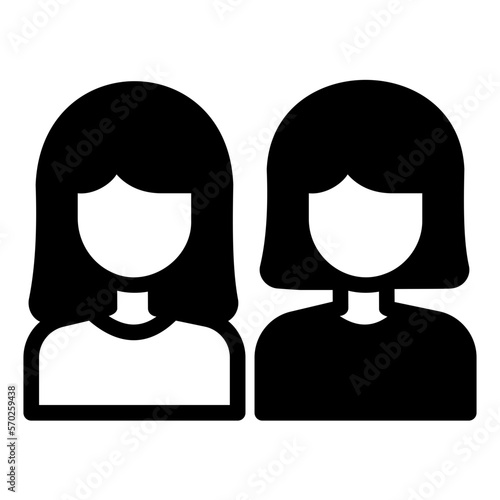 women glyph icon