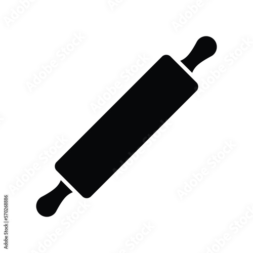 rolling pin icon vector design template in white background