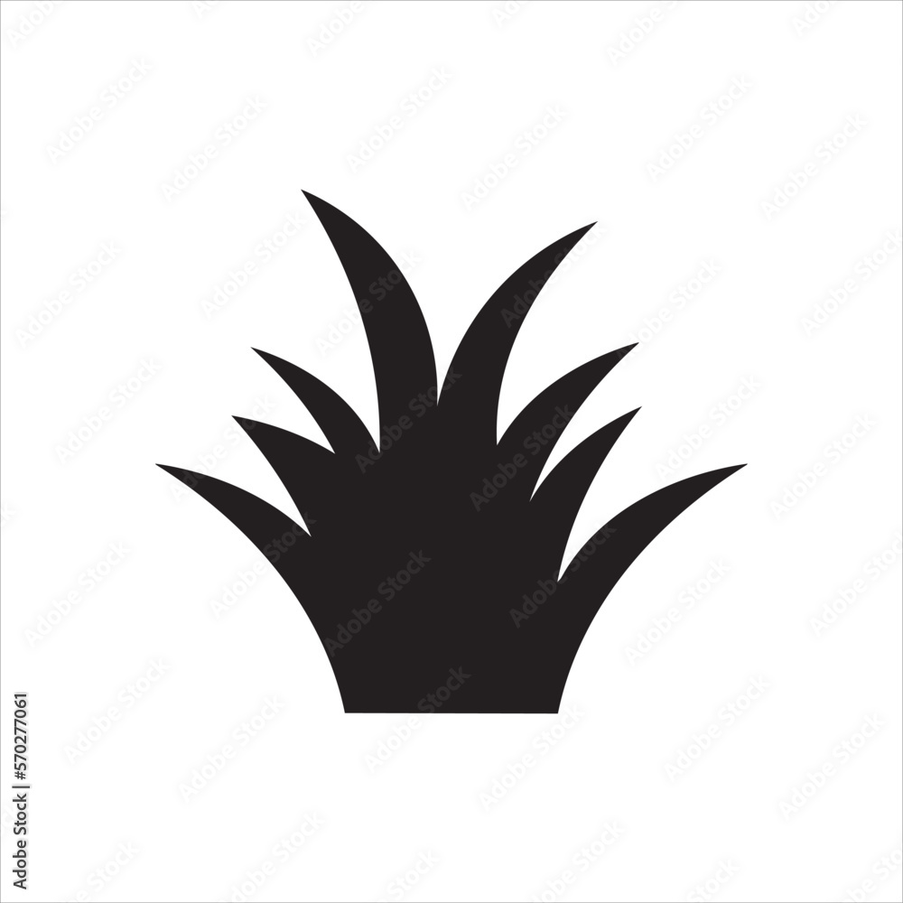 grass icon, vector, illustration, symbol grass icon, vector, illustration, symbol