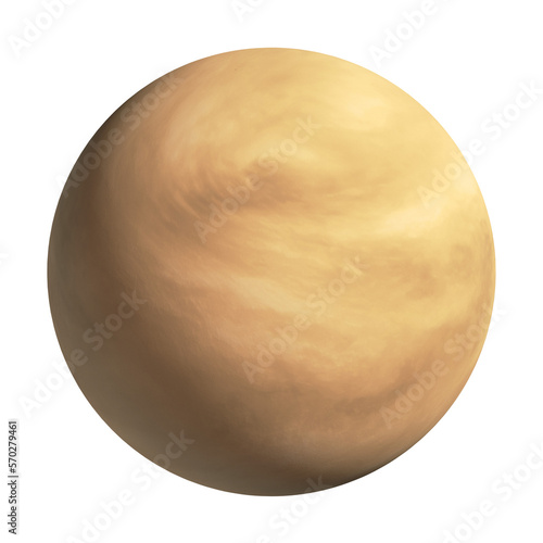 isolated realistic Venus illustration