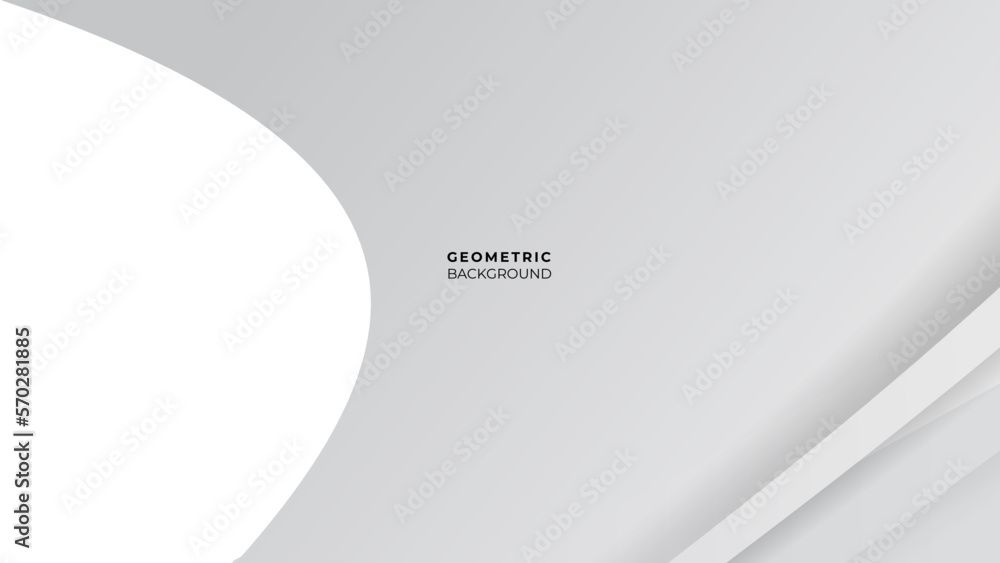 Obraz premium Grey abstract background geometry simple layer element vector illustration for advertisement, presentation products, design.