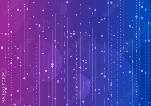 Bright hi-tech abstract background with dots and lines. Vector concept connection design