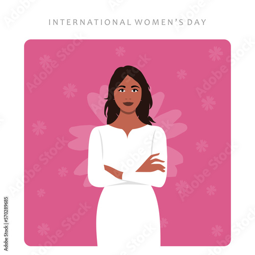 Black Woman Illustration for International Womens Day