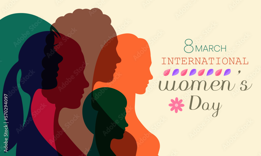 International Women's Day is celebrated  on the 8th of March annually around the world. It is a focal point in the movement for women's rights. Vector illustration design.